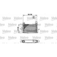 816673 VALEO Масляный радиатор, двигательное масло