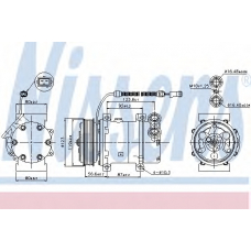 89339 NISSENS Компрессор, кондиционер