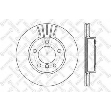 6020-1521V-SX STELLOX Тормозной диск