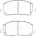 FD7259A NECTO Комплект тормозных колодок, дисковый тормоз