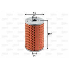 587911 VALEO Топливный фильтр
