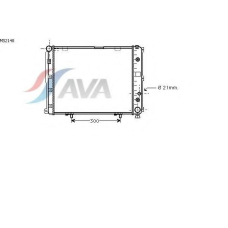 MS2148 GERI Радиатор, охлаждение двигател