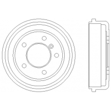 MBD113 MINTEX Тормозной барабан