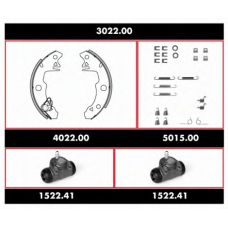 SPK 3022.00 ROADHOUSE Комплект тормозов, барабанный тормозной механизм