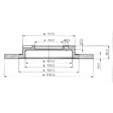 BDC3462 QUINTON HAZELL Тормозной диск