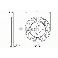 0 986 479 778 BOSCH Тормозной диск