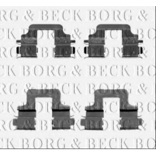 BBK1224 BORG & BECK Комплектующие, колодки дискового тормоза