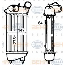 8ML 376 760-711 HELLA Интеркулер