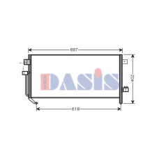 352008N AKS DASIS Конденсатор, кондиционер