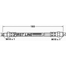 FBH6026 FIRST LINE Тормозной шланг