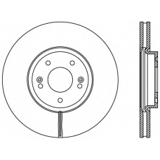 BDR2407.20 OPEN PARTS Тормозной диск