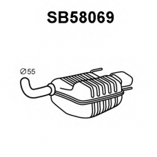 SB58069 VENEPORTE Глушитель выхлопных газов конечный