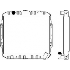 1131-0201 SAKURA  Automotive Радиатор, охлаждение двигателя