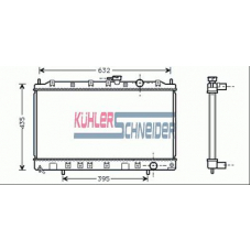 0500391 KUHLER SCHNEIDER Радиатор, охлаждение двигател