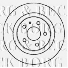 BBD4308 BORG & BECK Тормозной диск