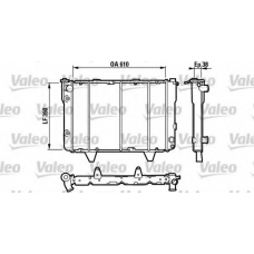 730037 VALEO Радиатор, охлаждение двигателя