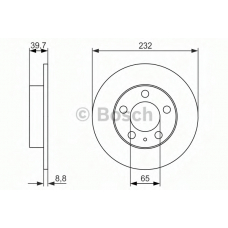 0 986 479 915 BOSCH Тормозной диск