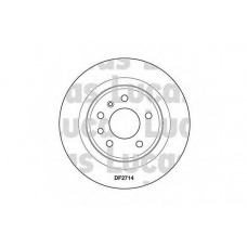 DF2714 TRW Тормозной диск