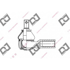 DE1046 DJ PARTS Наконечник поперечной рулевой тяги