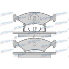 AC058737D AC Delco Комплект тормозных колодок, дисковый тормоз