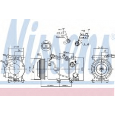 890174 NISSENS Компрессор, кондиционер