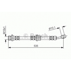 1 987 481 025 BOSCH Тормозной шланг