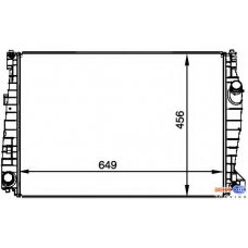 8MK 376 764-331 HELLA Радиатор, охлаждение двигателя