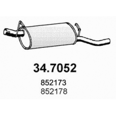 34.7052 ASSO Глушитель выхлопных газов конечный