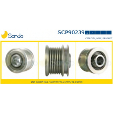 SCP90239.0 SANDO Ременный шкив, генератор