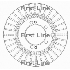 FBD1527 FIRST LINE Тормозной диск
