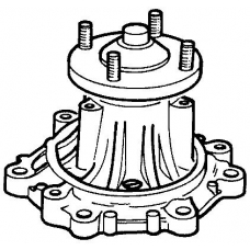 VKPC 91607 SKF Водяной насос