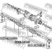 TRKB-AHV40 FEBEST Пыльник, рулевое управление