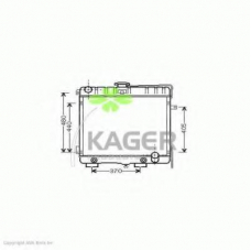 31-2359 KAGER Радиатор, охлаждение двигателя