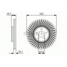 0 986 479 680 BOSCH Тормозной диск