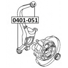 0401-051 ASVA Подвеска, рычаг независимой подвески колеса