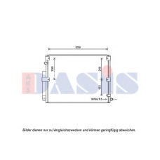 212088N AKS DASIS Конденсатор, кондиционер