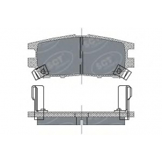 SP 202 SCT Комплект тормозных колодок, дисковый тормоз