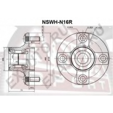NSWH-N16R ASVA Ступица колеса