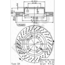 BS 8416 BRECO Тормозной диск