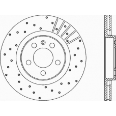 BDRS1666.25 OPEN PARTS Тормозной диск