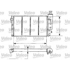 730974 VALEO Радиатор, охлаждение двигателя