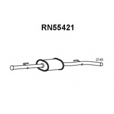 RN55421 VENEPORTE Предглушитель выхлопных газов