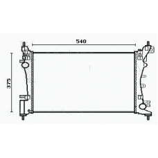 RM0805 EQUAL QUALITY Радиатор, охлаждение двигателя