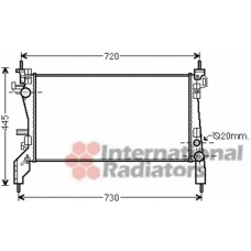 17002380 VAN WEZEL Радиатор, охлаждение двигателя