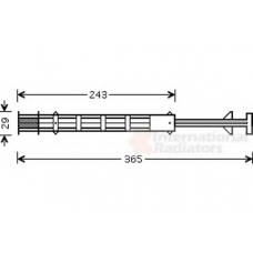 0900D247 VAN WEZEL Осушитель, кондиционер