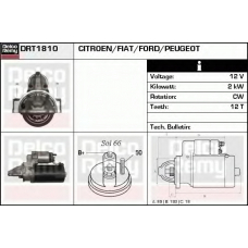 DRT1810 DELCO REMY Стартер