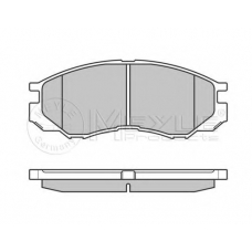 025 232 9015/W MEYLE Комплект тормозных колодок, дисковый тормоз