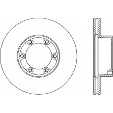 BDA1451.20 OPEN PARTS Тормозной диск