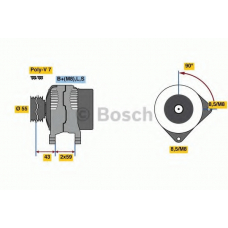 0 986 081 220 BOSCH Генератор