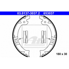 03.0137-3037.2 ATE Комплект тормозных колодок, стояночная тормозная с